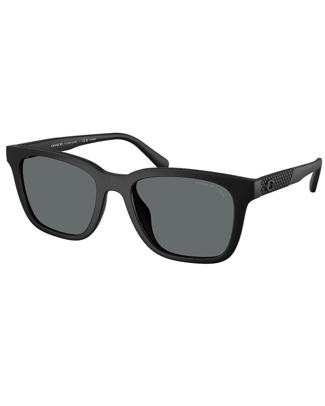 COACH Black Hc8426U Cad81 Polarized 500281 for men
