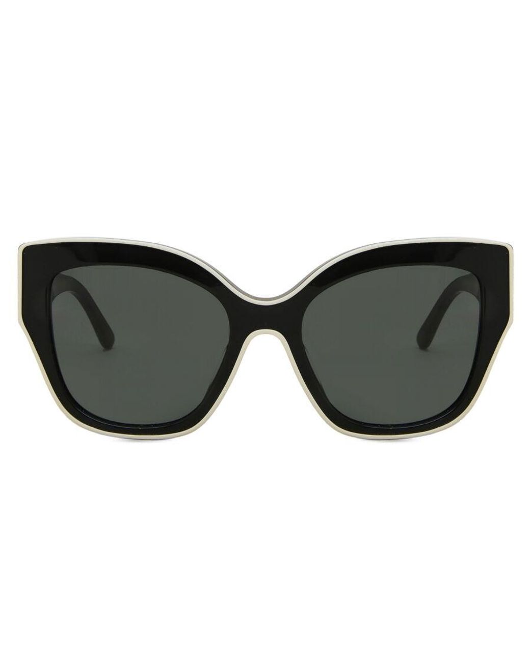 Tory Burch Black 54mm Oversized Cat-eye Sunglasses
