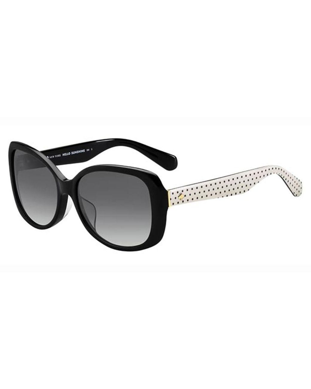 Kate Spade Amberlyn/f/s Asian Fit 807/9o Women's Sunglasses Black Size