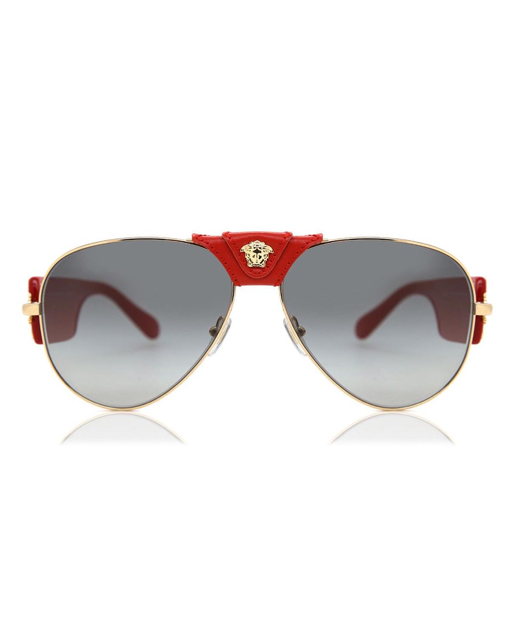 Versace Ve2150q 100211 Sunglasses Red in Gold (Metallic) for Men - Lyst