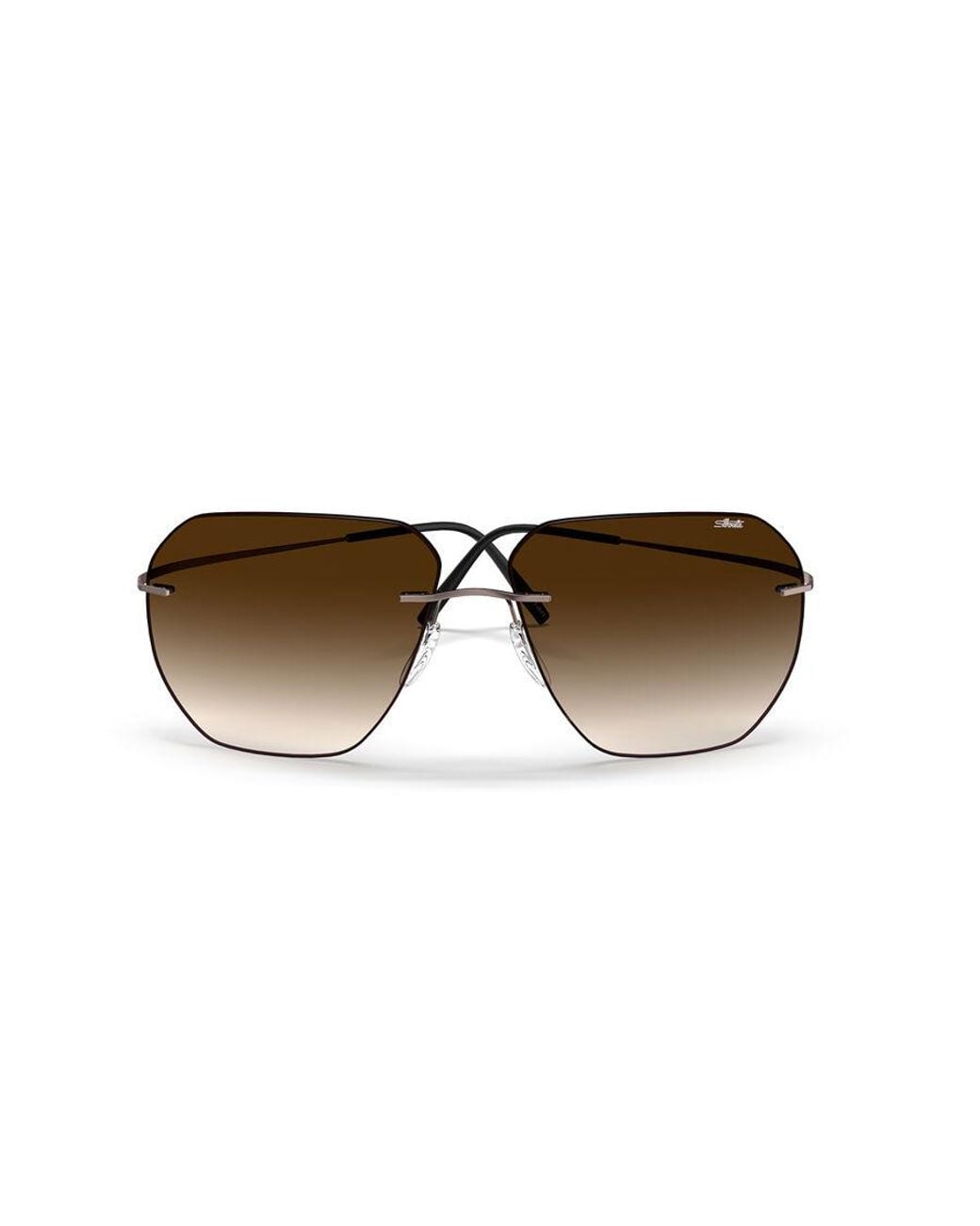 Silhouette Black Felis Rimless 8743/75 6040 for men