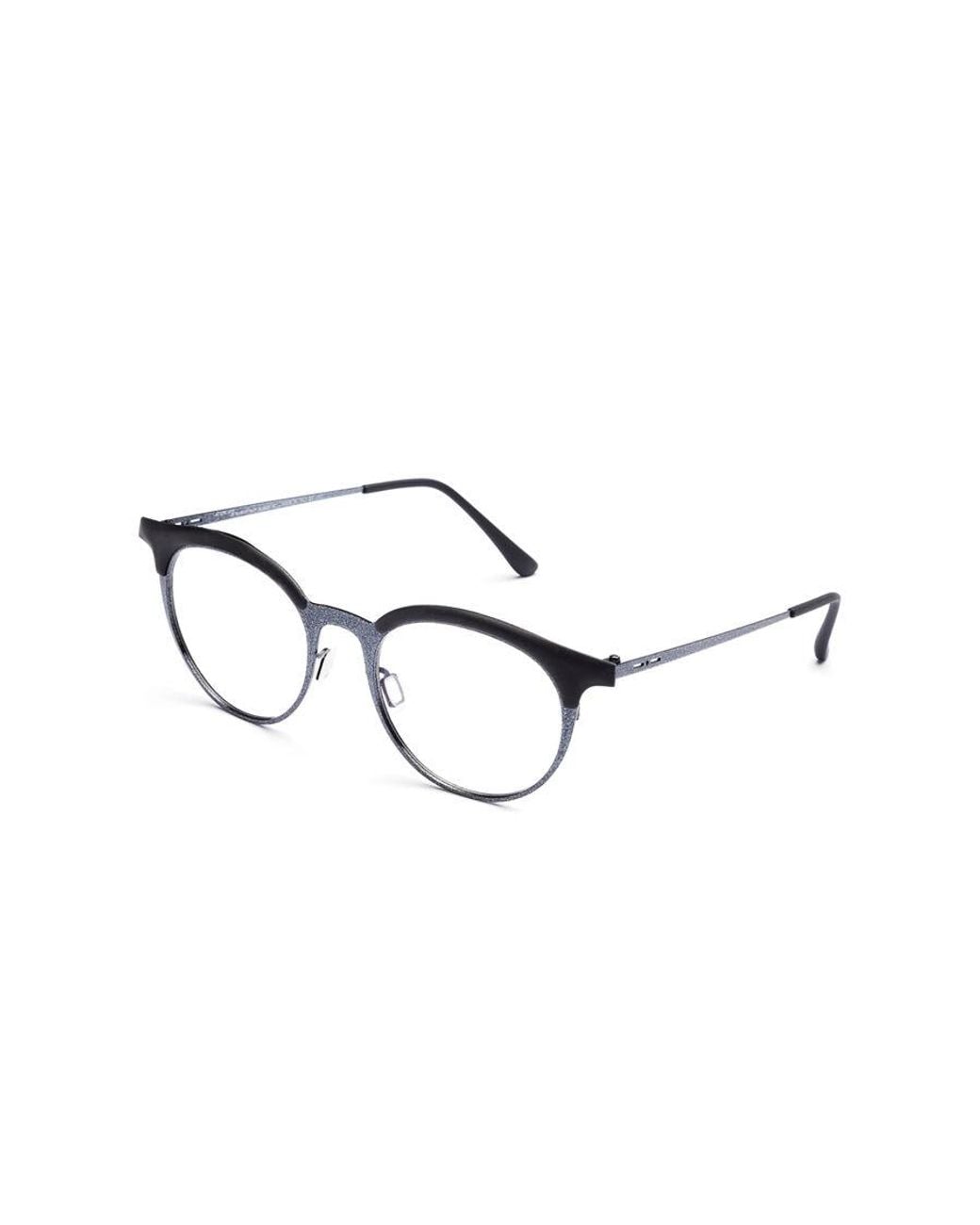 Italia Independent Black I-I Sandy 5226 Thin Meta 009.Glt