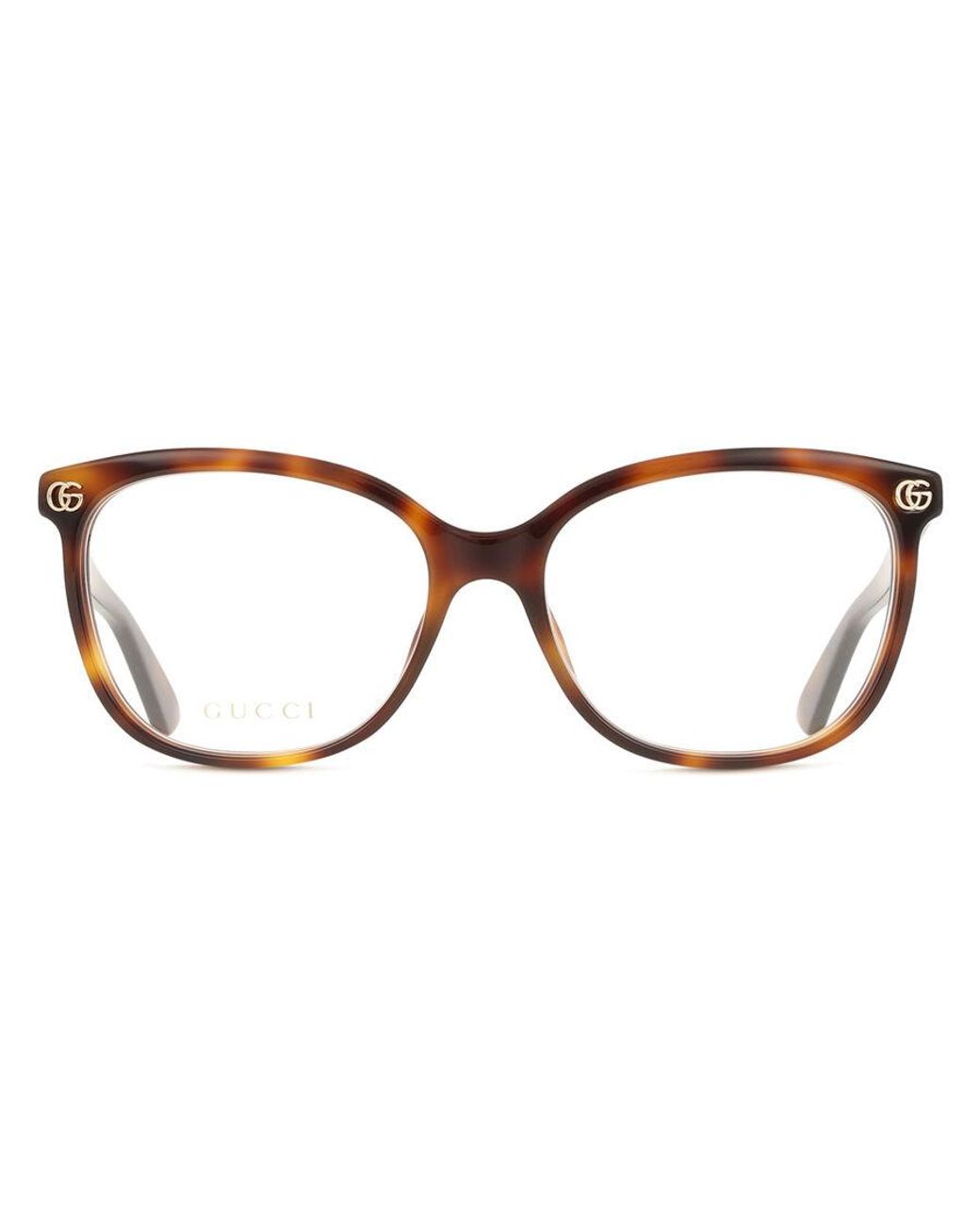 Gucci Black Gg1816O 006 Optical Frames Acetate Transparent Squared