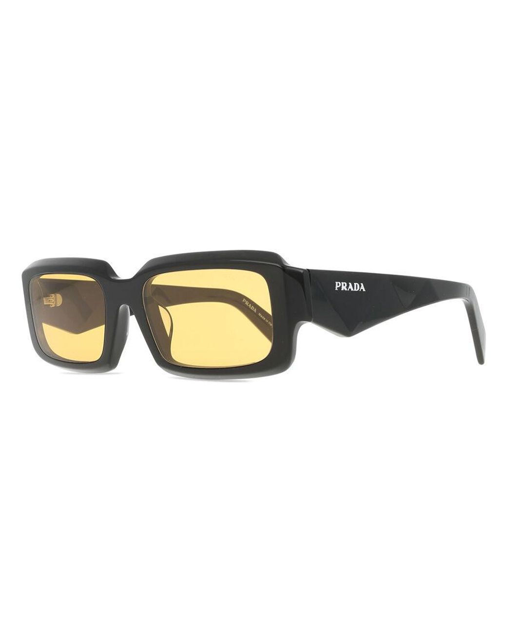 Prada Black Pr 27Zsf Asian Fit 16K70A for men