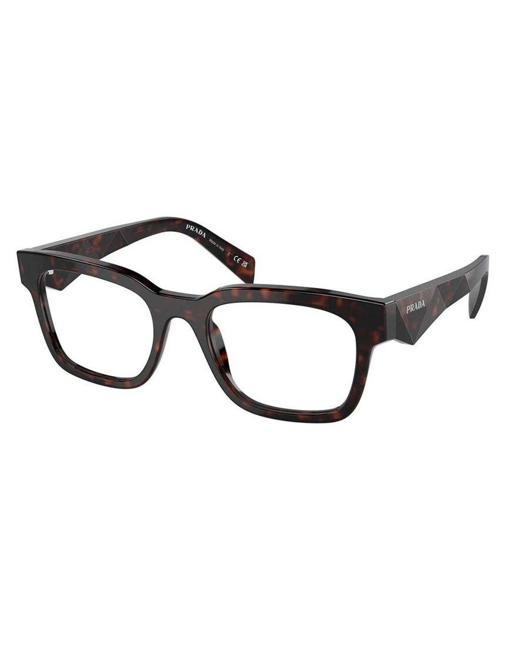 Prada Black Pr A10Vf Asian Fit 17N1O1 for men