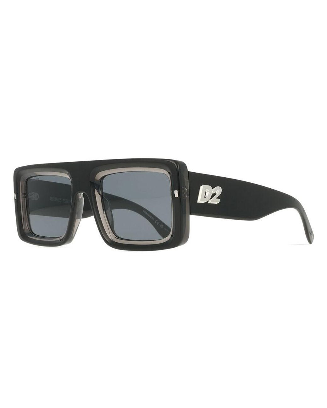 DSquared² Black D2 0141/S 08A/Ir for men