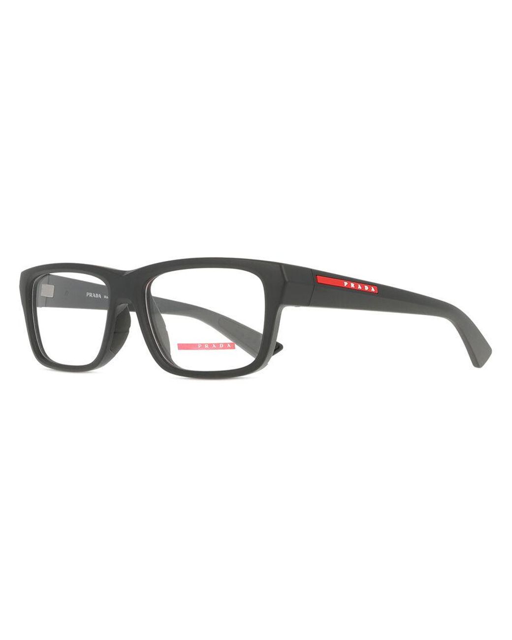 Prada Linea Rossa Black Ps 02Tv 1Bo1O1 for men