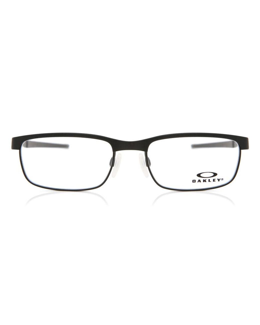Oakley Black Ox3222 Steel Plate 322201 for men