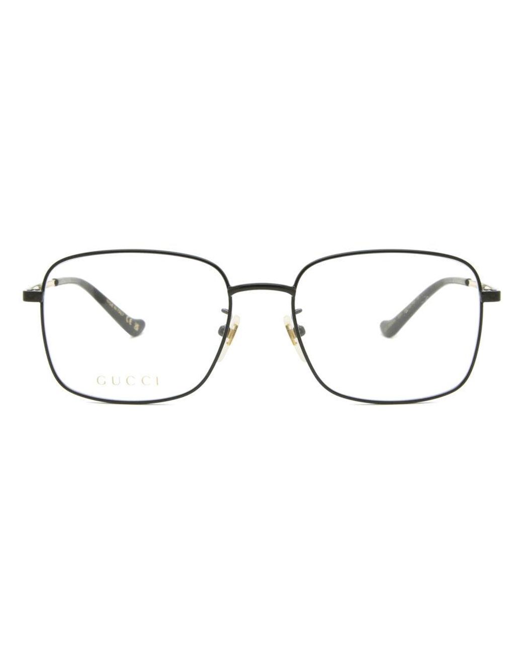 Gucci Black Gg1355Oa Asian Fit 001 for men