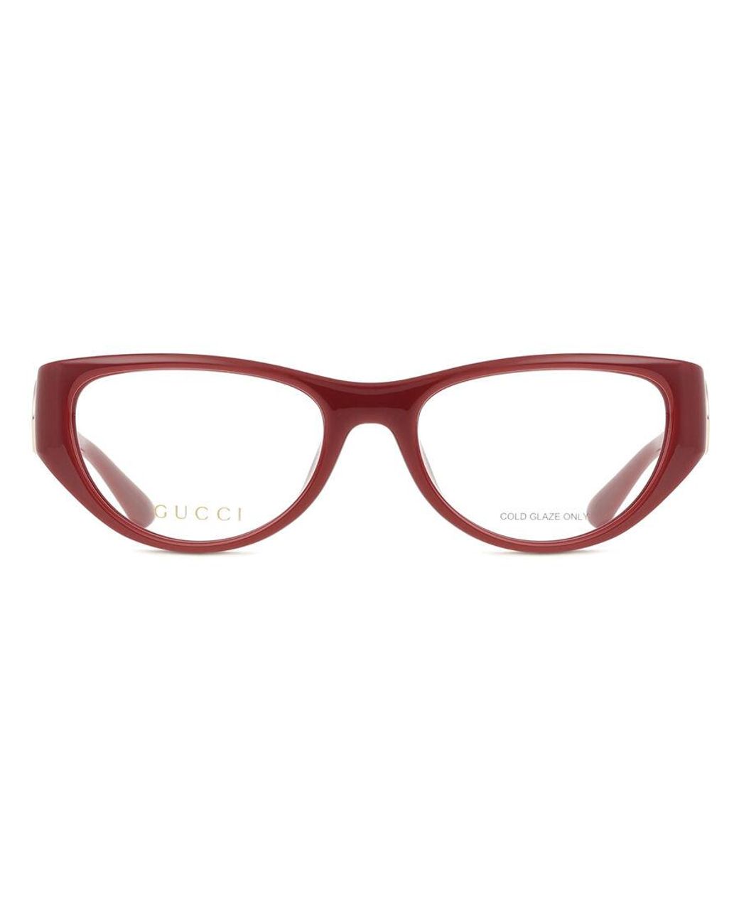 Gucci Black Gg1825O 003 Optical Frames Injected Transparent Cat Eye
