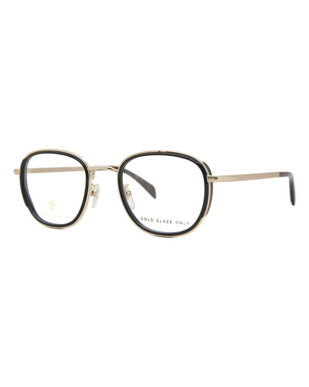 David Beckham Black Db 7075/G Asian Fit Rhl for men