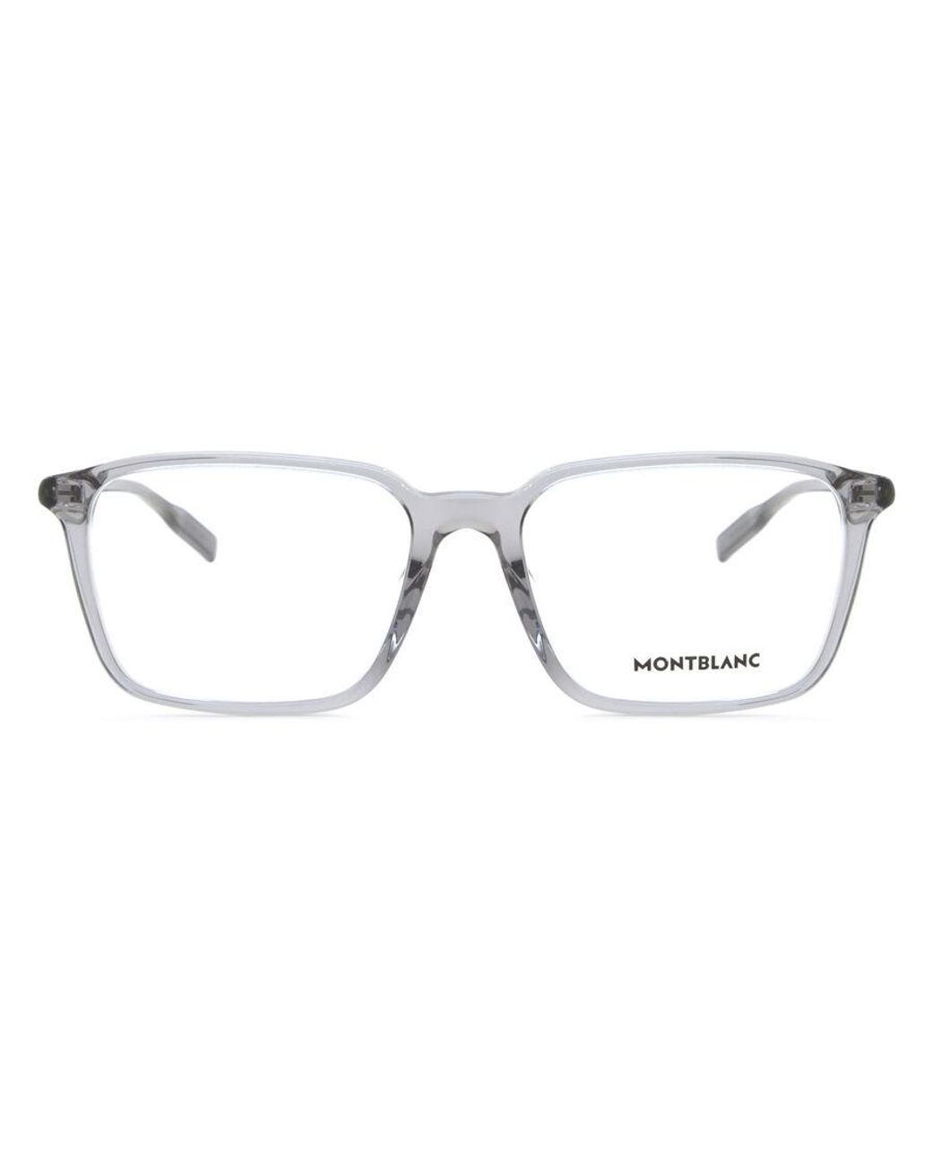 Montblanc Black Mb0293Oa 003 Optical Frames Acetate Squared for men