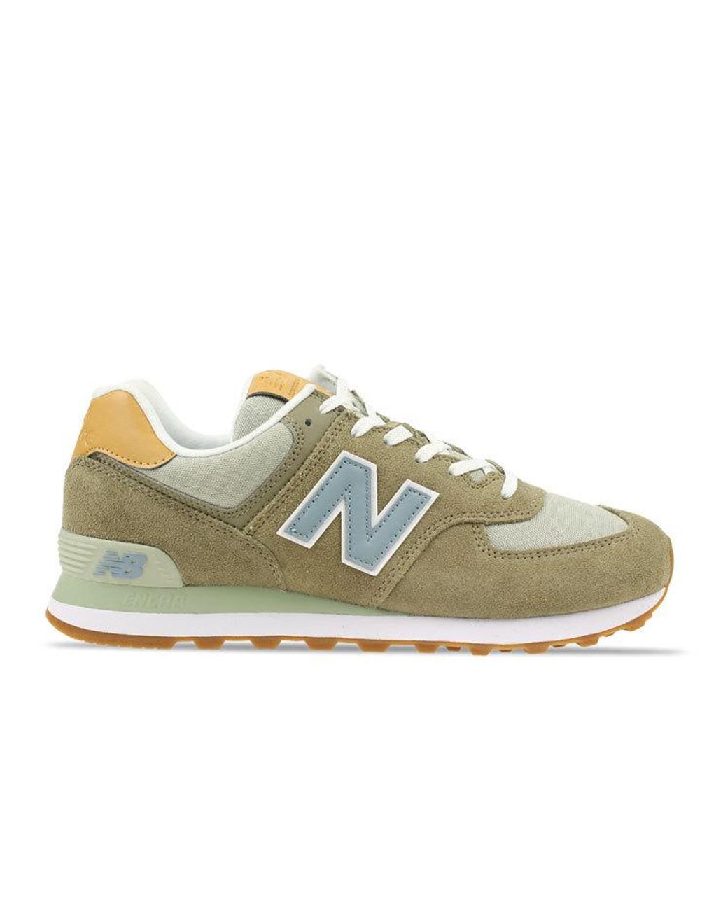 New Balance 574 in het Groen voor heren - Lyst