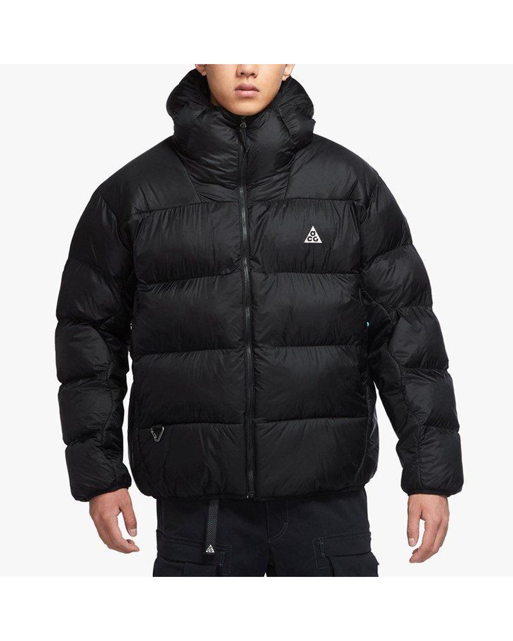 Nike Acg Lunar Lake Puffer Jacket in Black | Lyst UK