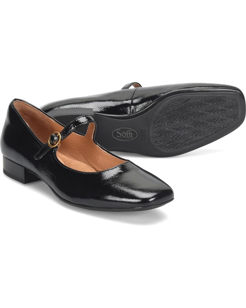 Sofft black shop flats