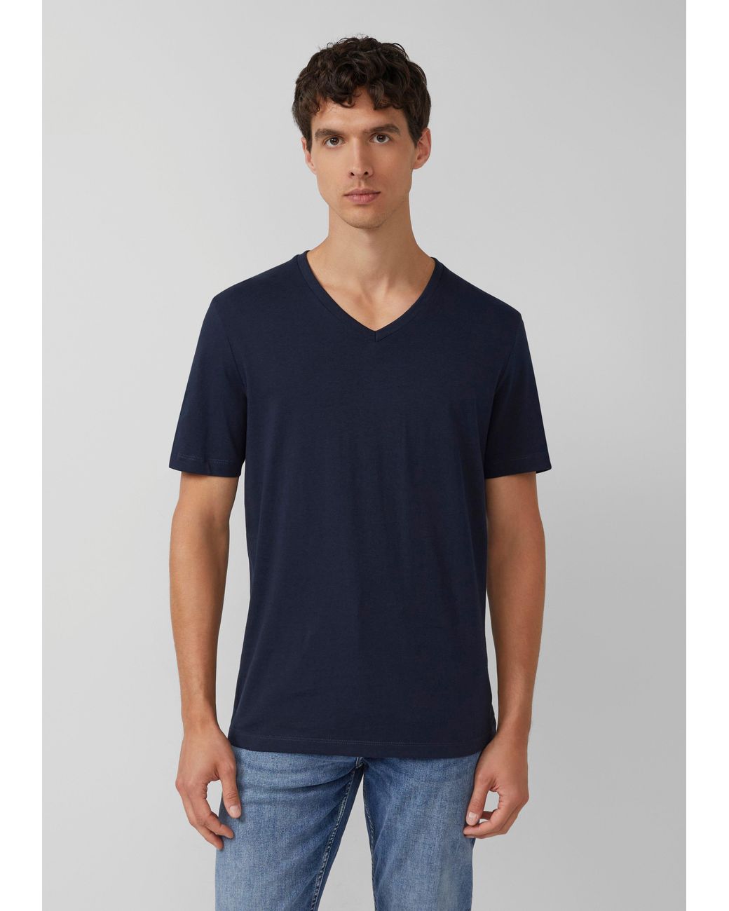 S.oliver 2Er-Pack Basic-T-Shirts Aus Baumwolle in Blue für Herren