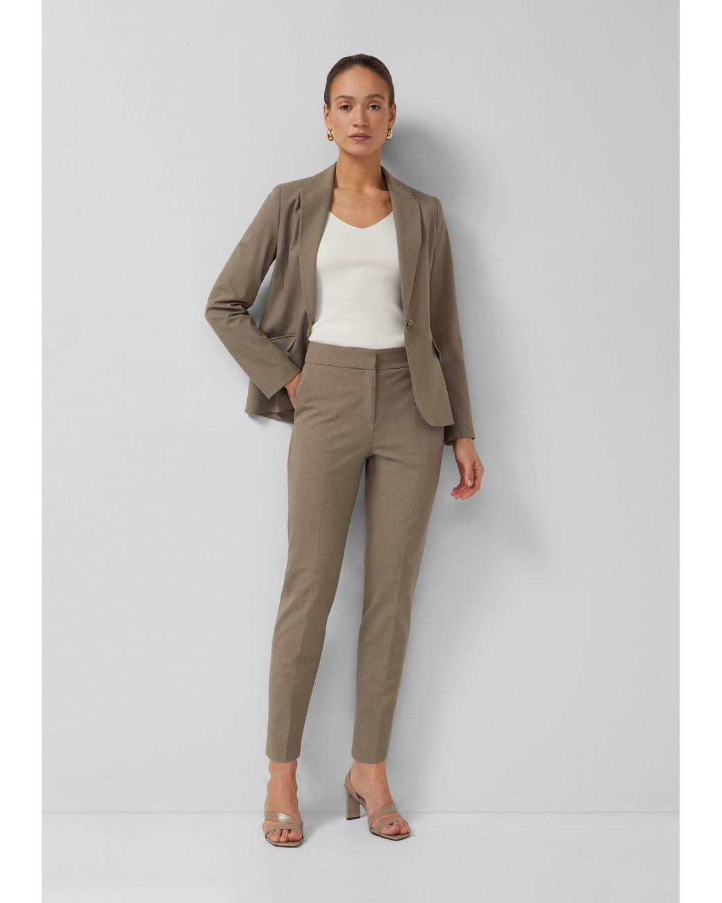 S.oliver Natural Cigarette-Pants Mit Elastikbund