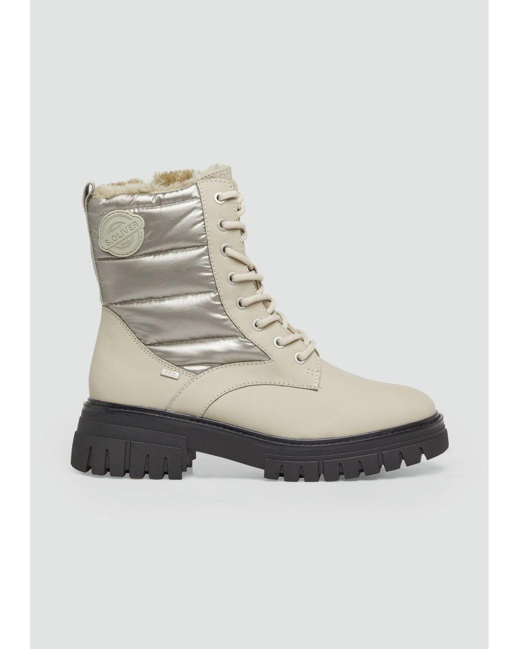 S.oliver White Warm Gefütterte Stiefel