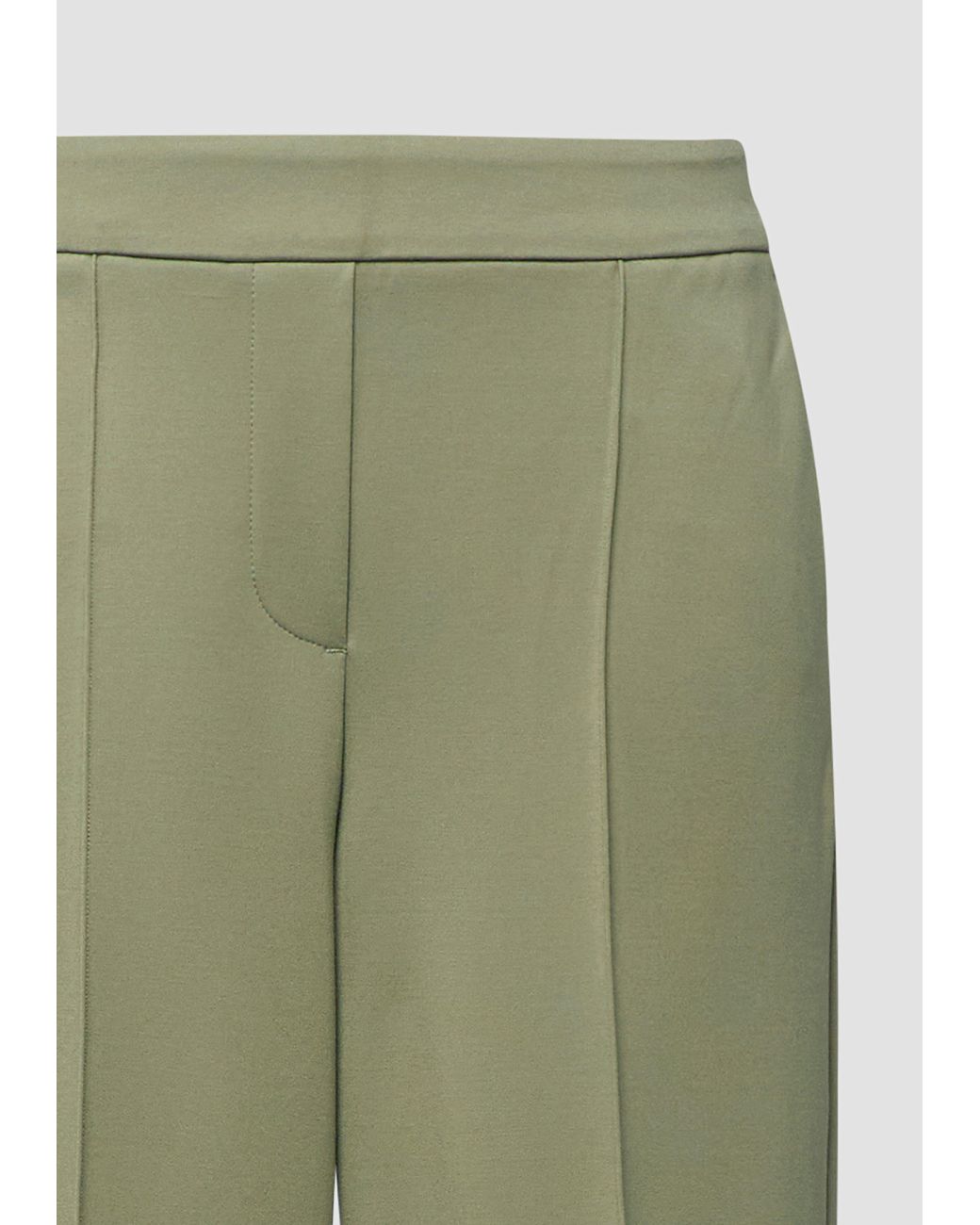 S.oliver Green Hose Aus Interlockjersey Mit Elastikbund