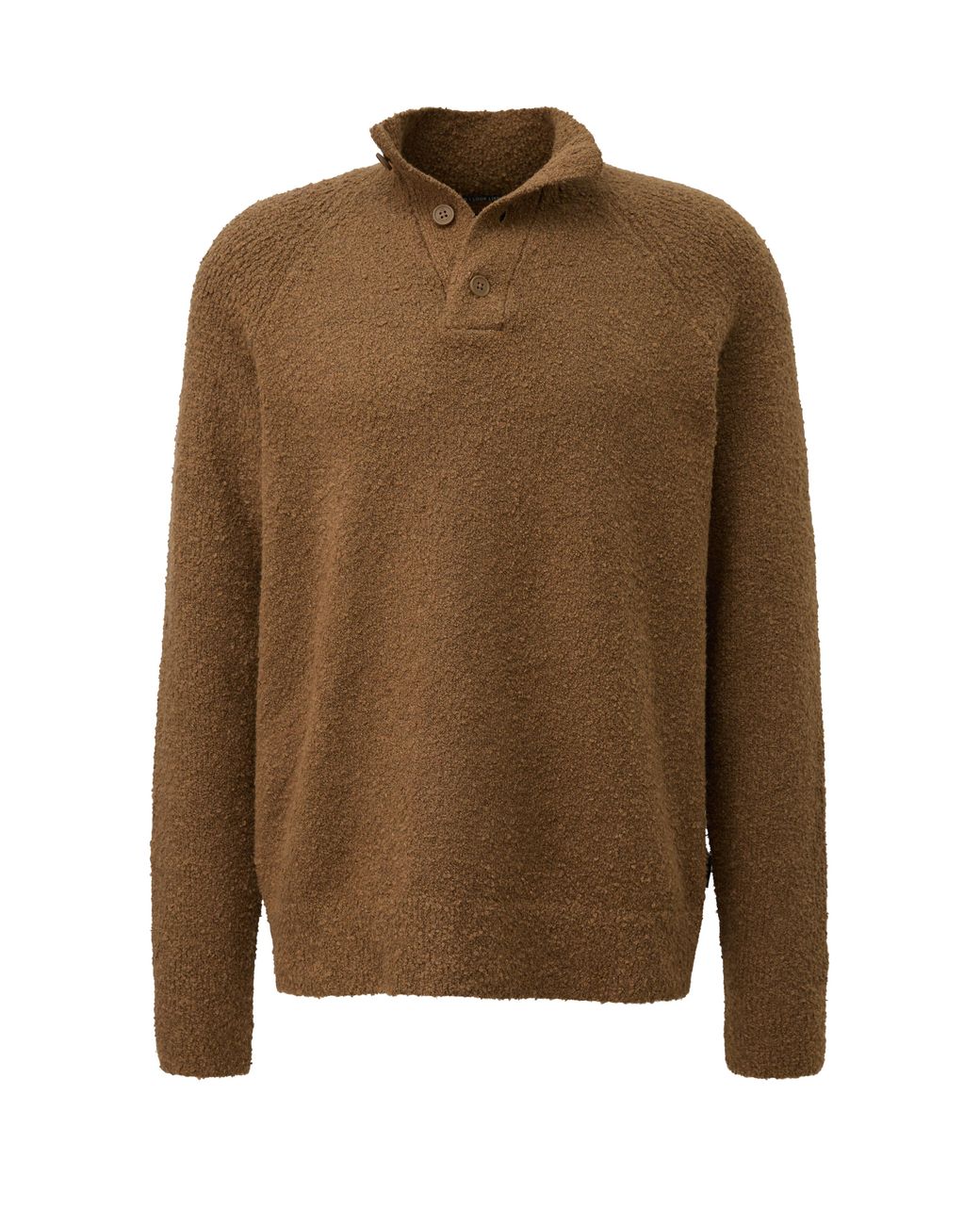 QS Pullover Aus Bouclegarn in Natural für Herren