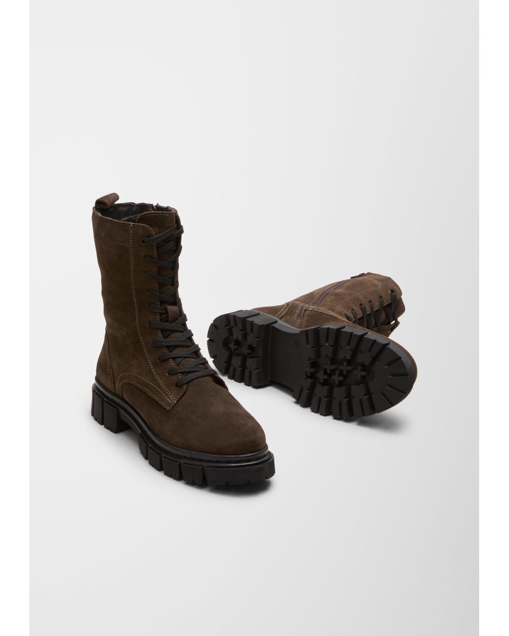 S.oliver Brown Warm gefütterte Lederstiefel