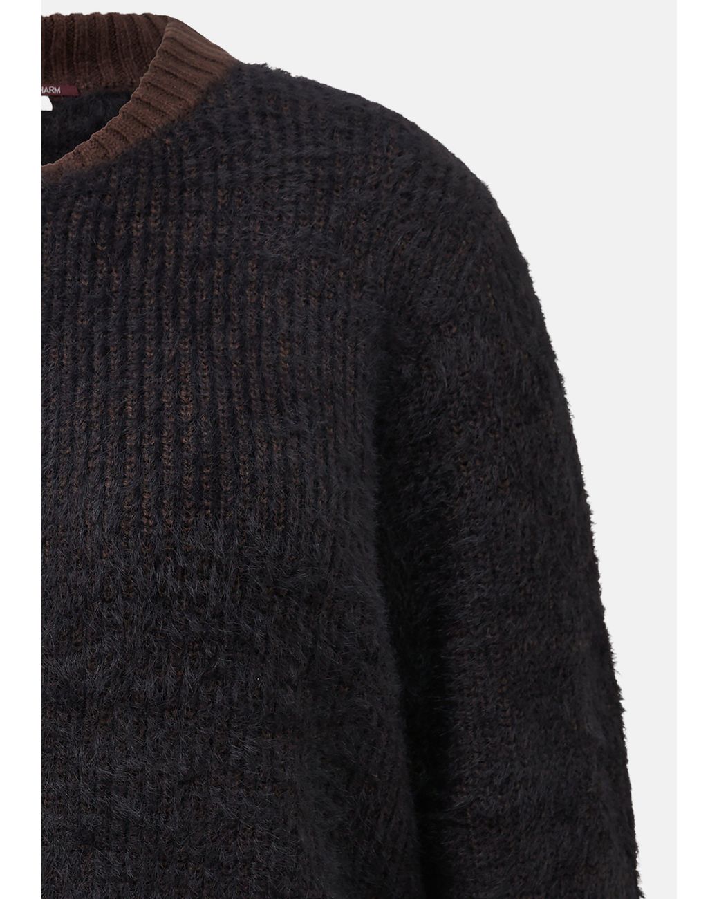 QS Black Flauschiger Strick-Blouson