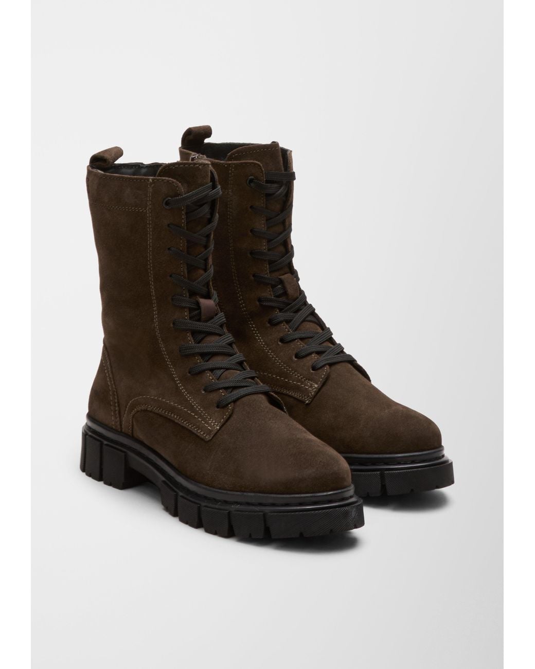S.oliver Brown Warm gefütterte Lederstiefel
