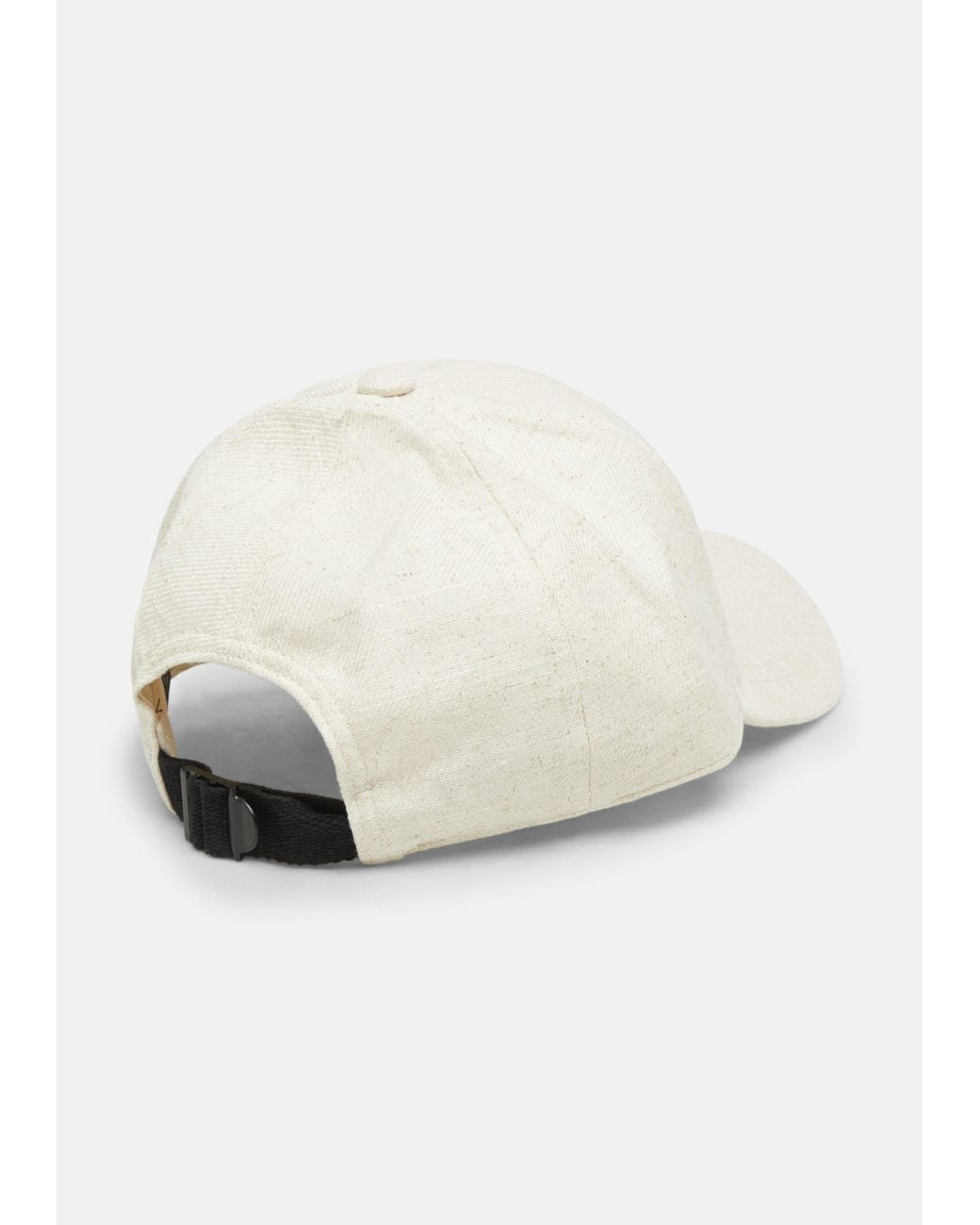 S.oliver Cap Aus Leinenmix Mit Label-Patch in White für Herren