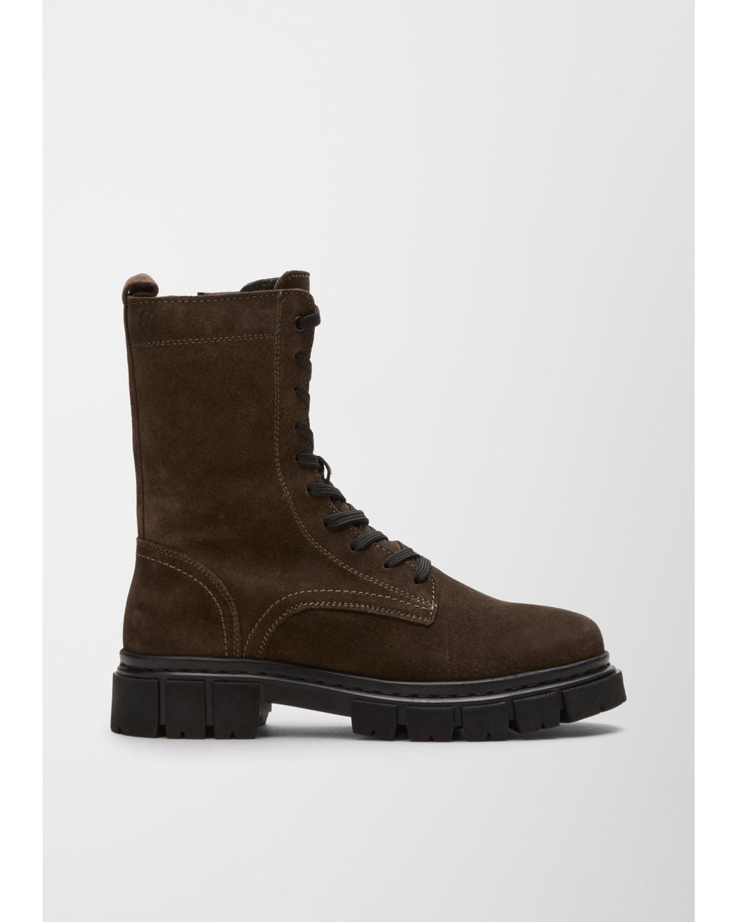 S.oliver Brown Warm gefütterte Lederstiefel