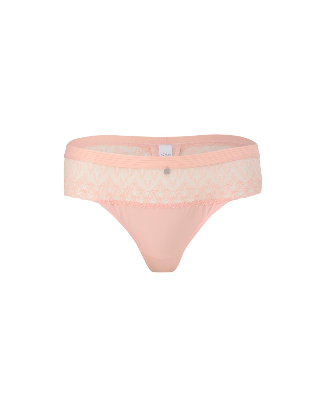 S.oliver Pink String Mit Spitzendetails