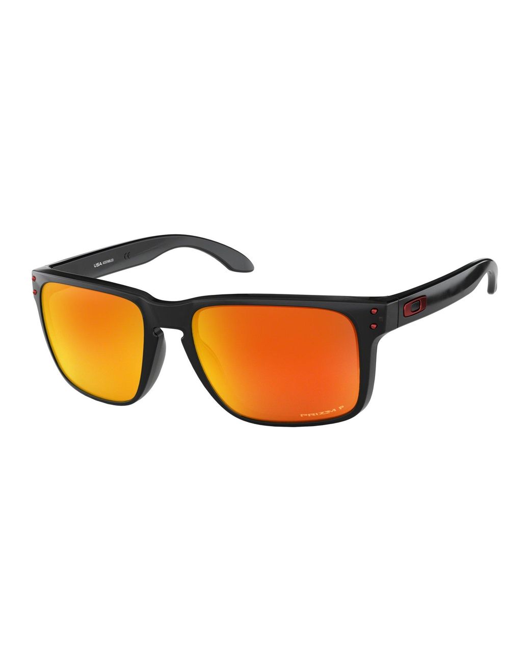 Oakley Oo9417 59 Holbrook Xl Rectangle Sunglasses in Orange (Black) for