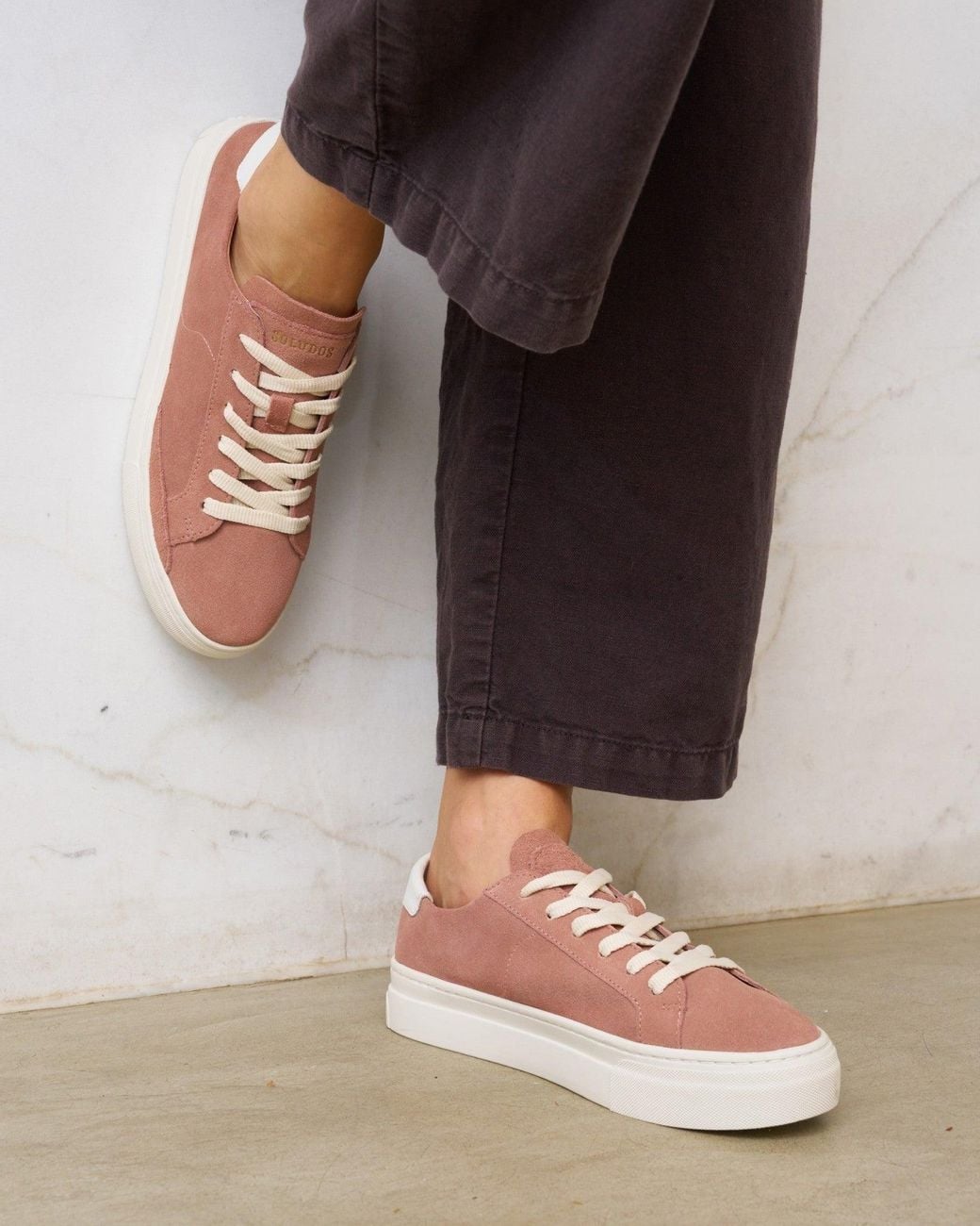 Soludos Blue Ibiza Platform Sneaker