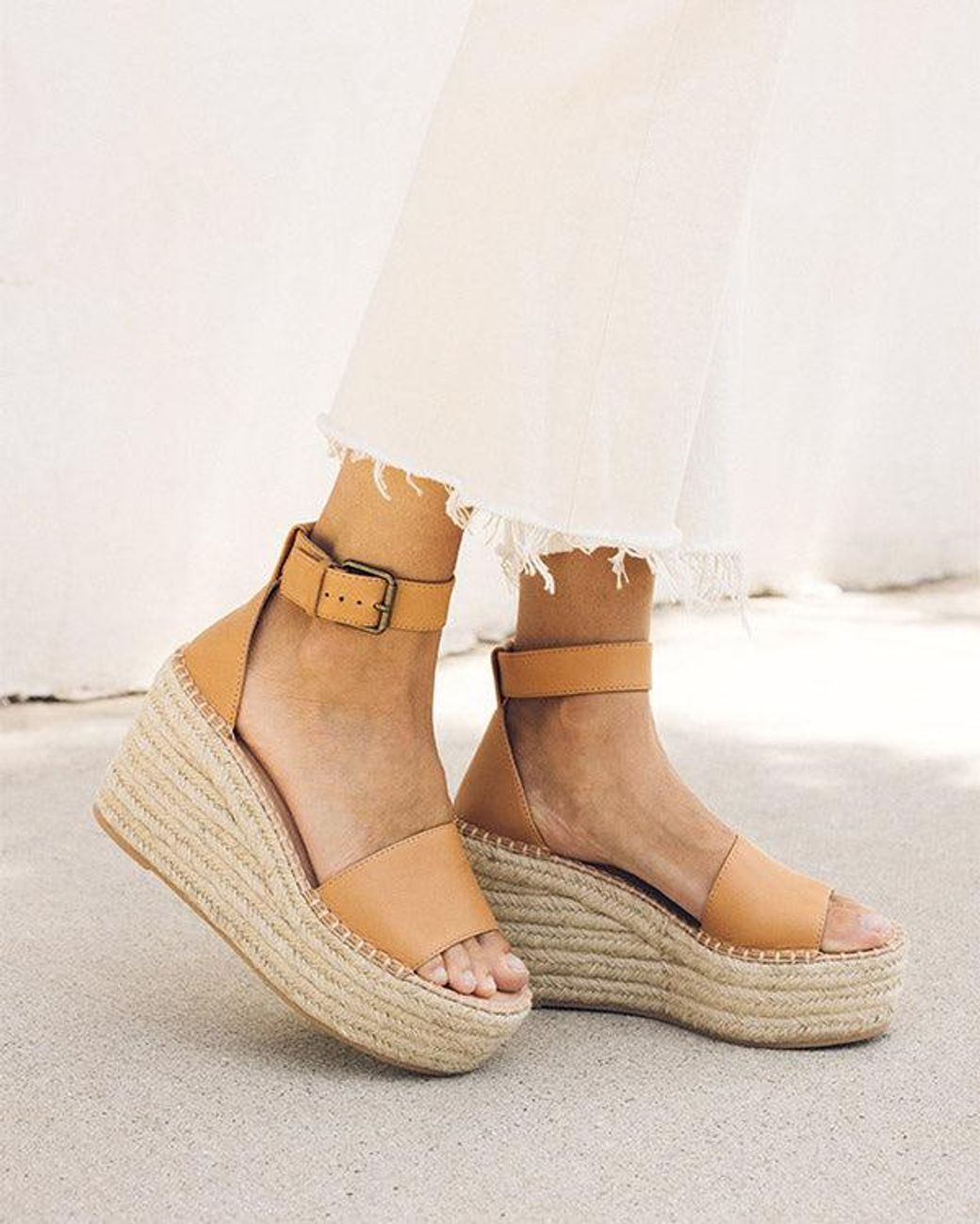 Soludos Montauk Wedge in Natural | Lyst