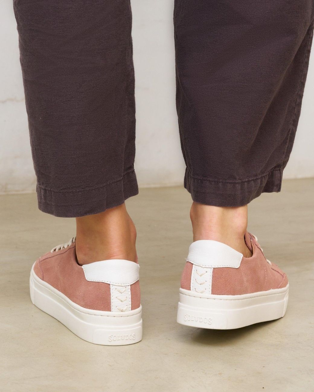 Soludos Blue Ibiza Platform Sneaker