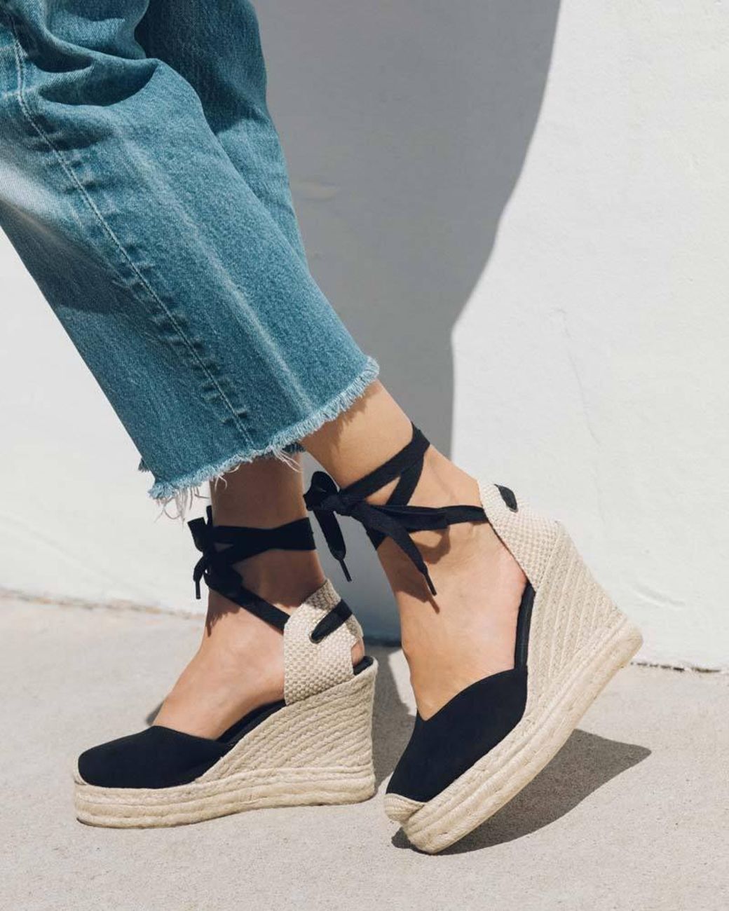 black soludos platform espadrilles