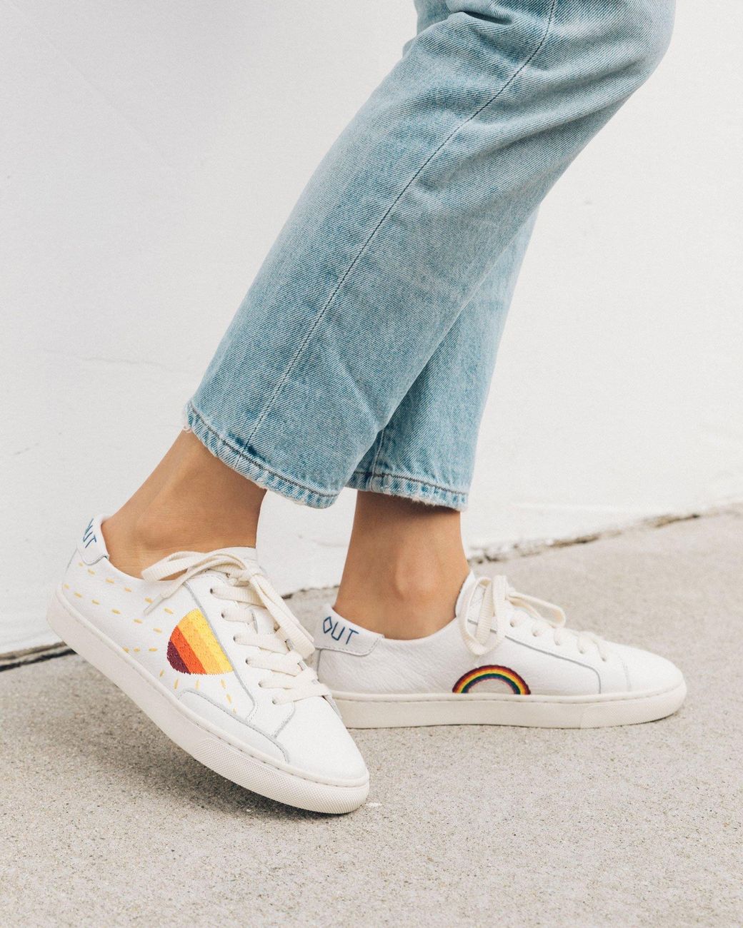 Soludos Peace Out Sun Sneaker in White | Lyst