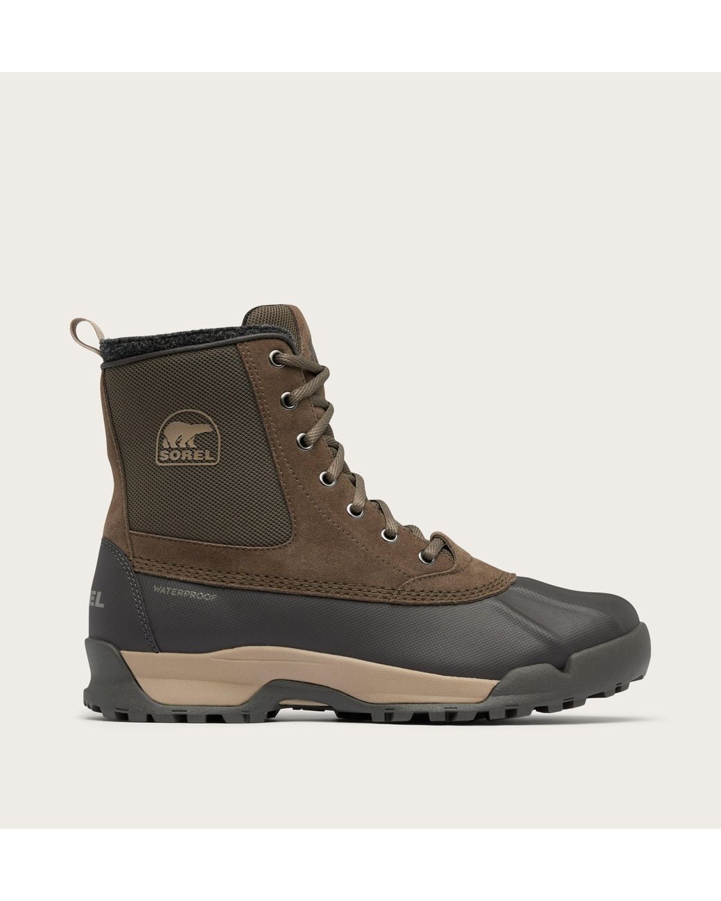 Sorel Brown Buxton Lite Waterproof Winter Boots for men