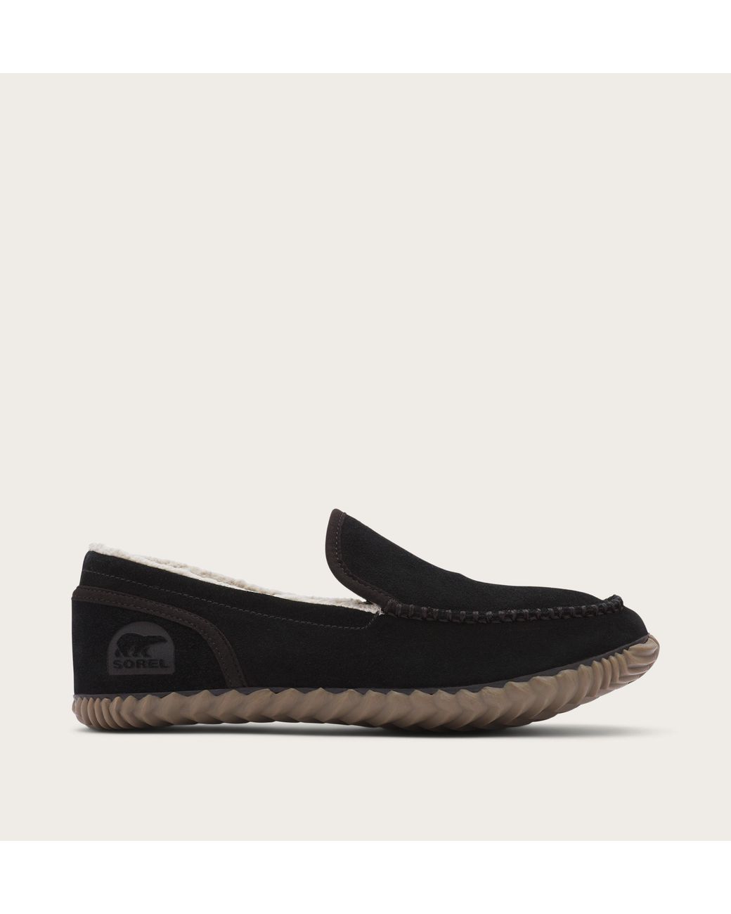 Sorel Black Dude Moc Slipper for men