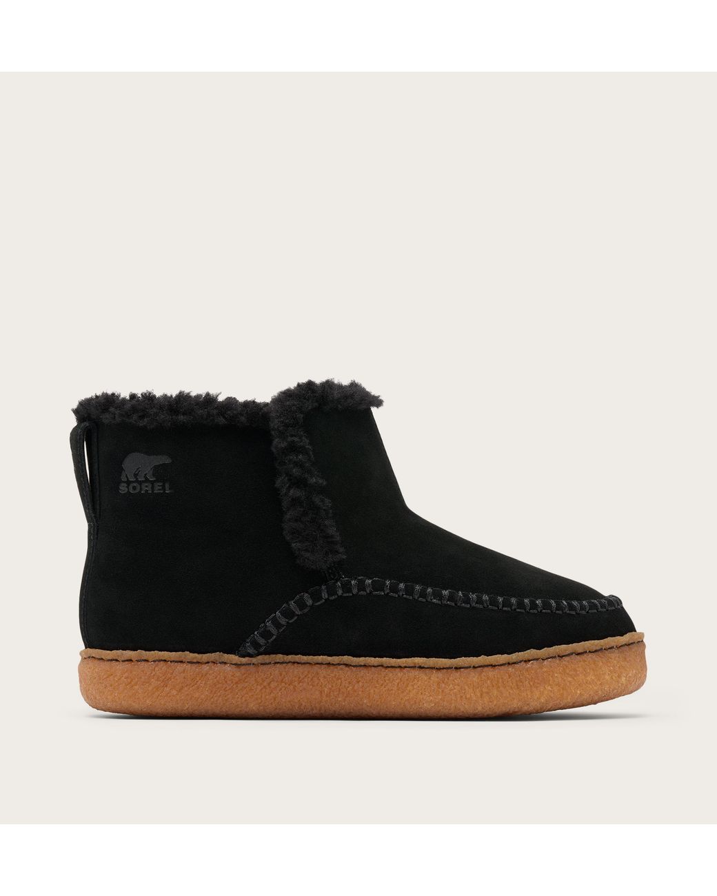 Sorel Black Nakiska Iii Bootie Slipper