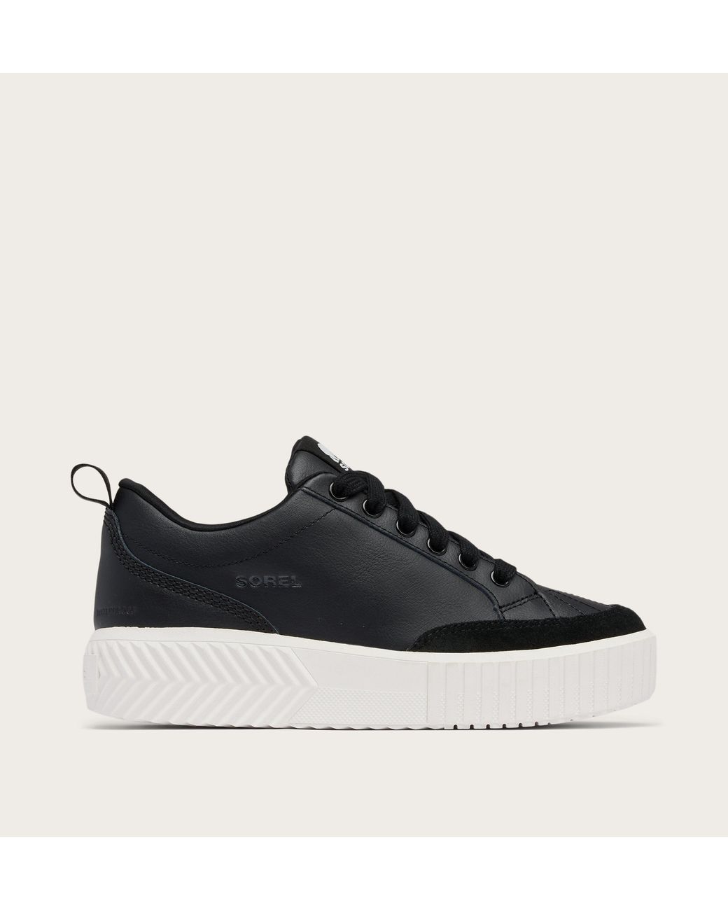 Sorel Black Ona Ave Waterproof Low Sneaker