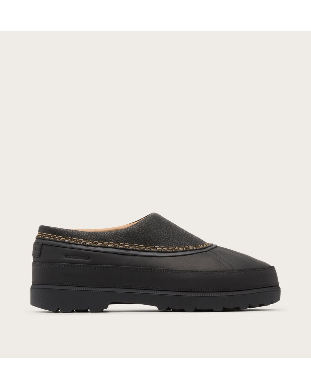 Sorel Black Ambler Lux Waterproof Clog for men