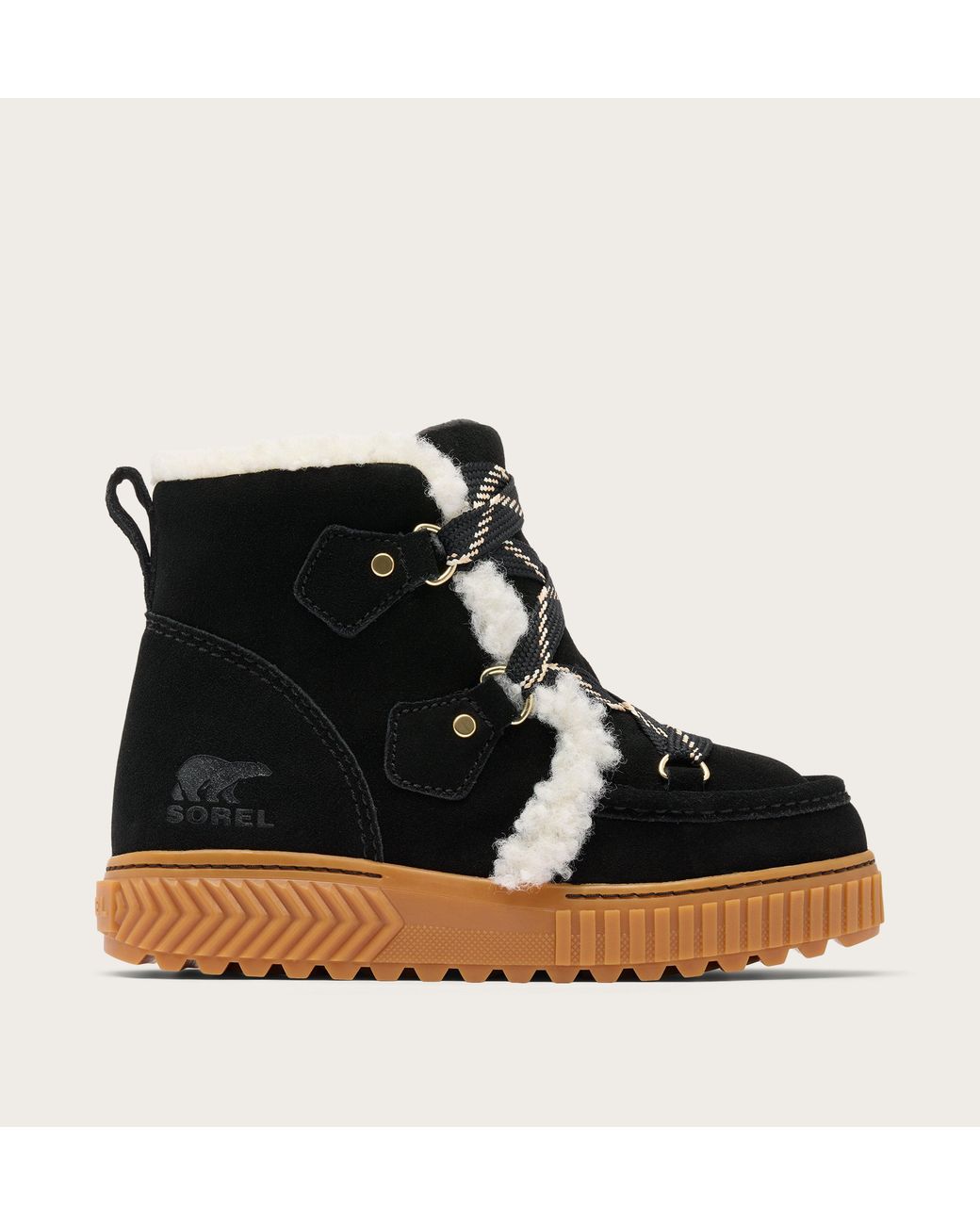 Sorel Black Ona Ave Alpine Plus Winter Boots