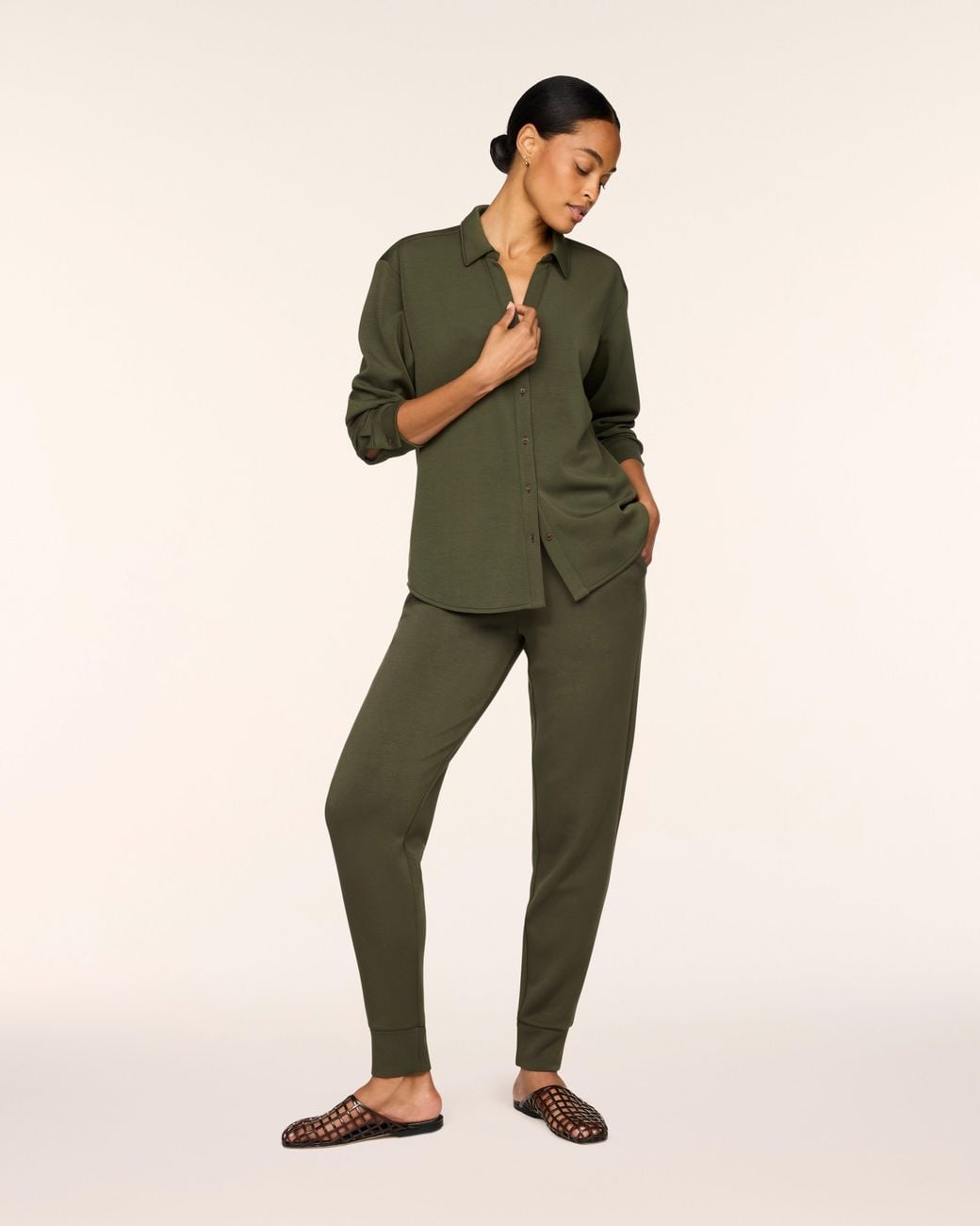 Spanx Natural Airessentials Slim Cuff Jogger
