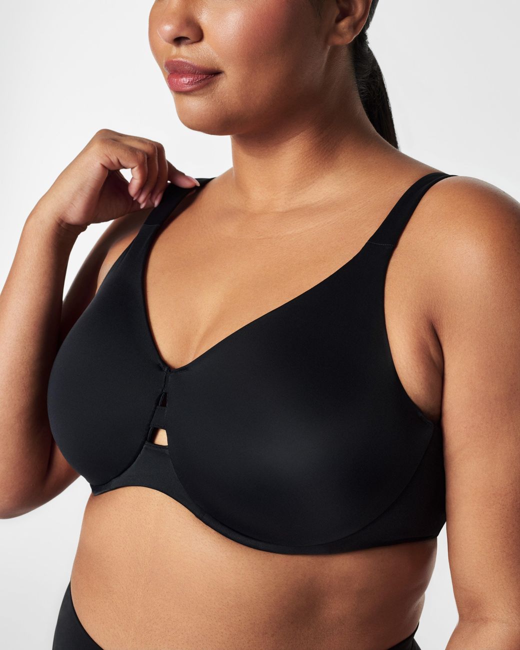 Spanx Black Low Profile Minimizer Bra