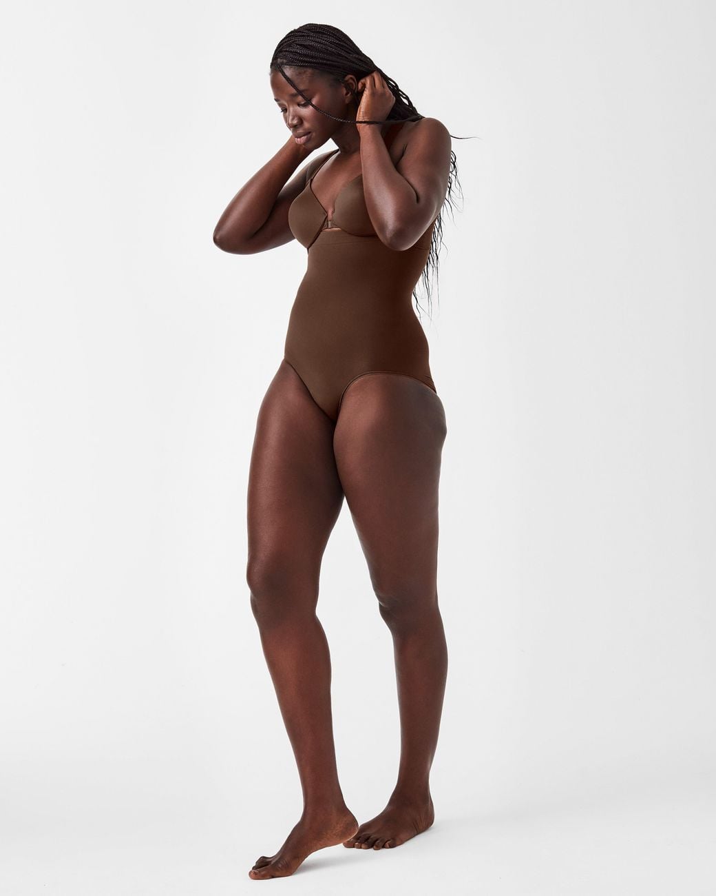 Spanx Brown Sculpt Seamless Power High-Waisted Brief