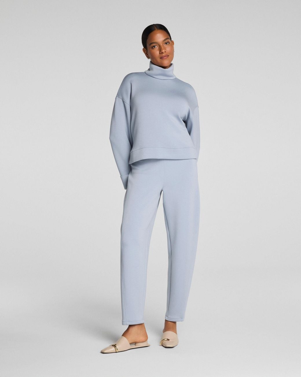 Spanx Blue Airessentials Barrel Leg Pants