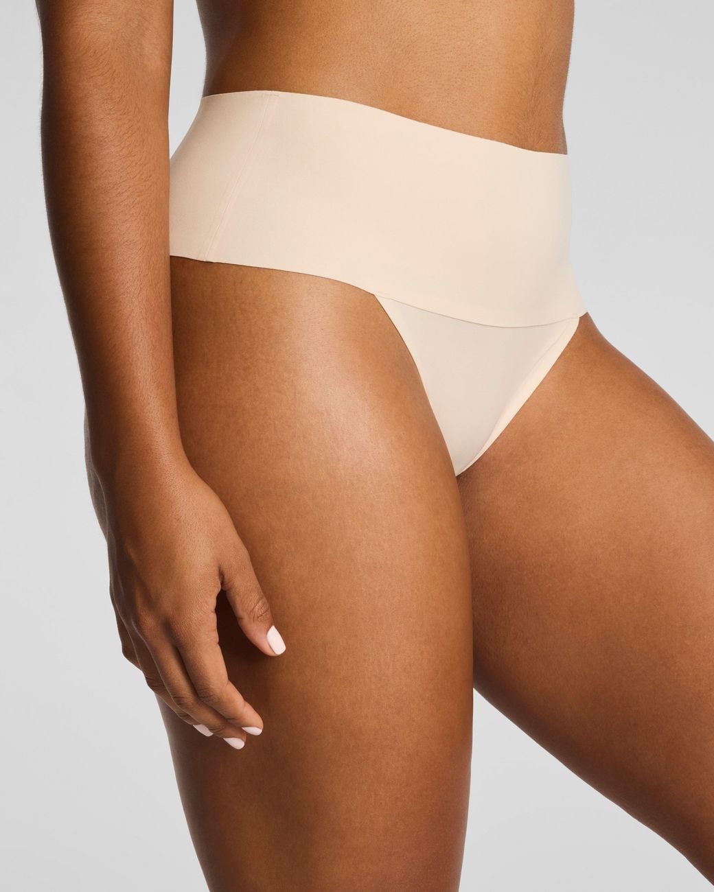 Spanx Brown Supersmooth Undie-Tectable Thong