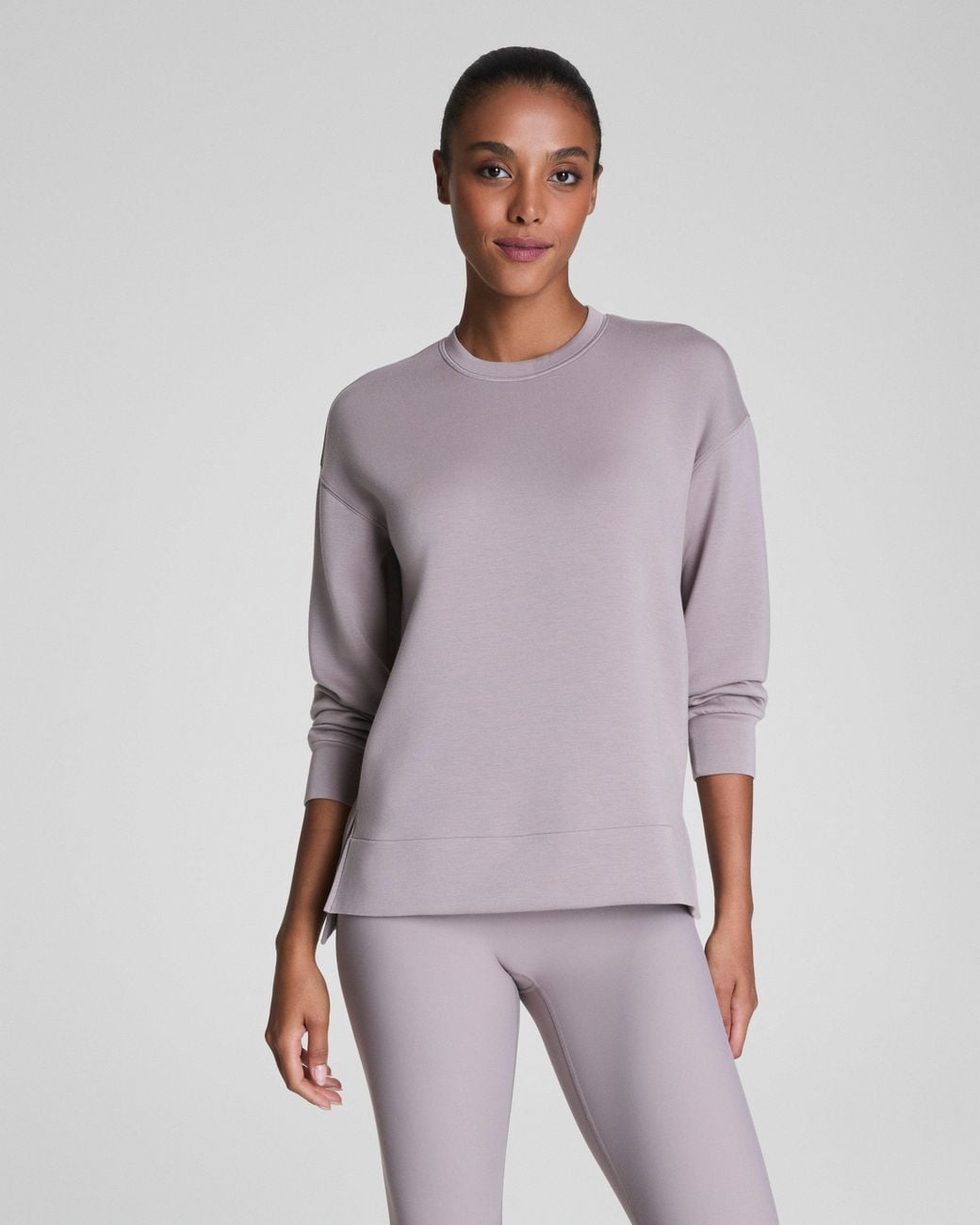 Spanx Purple Airessentials Crewneck Tunic