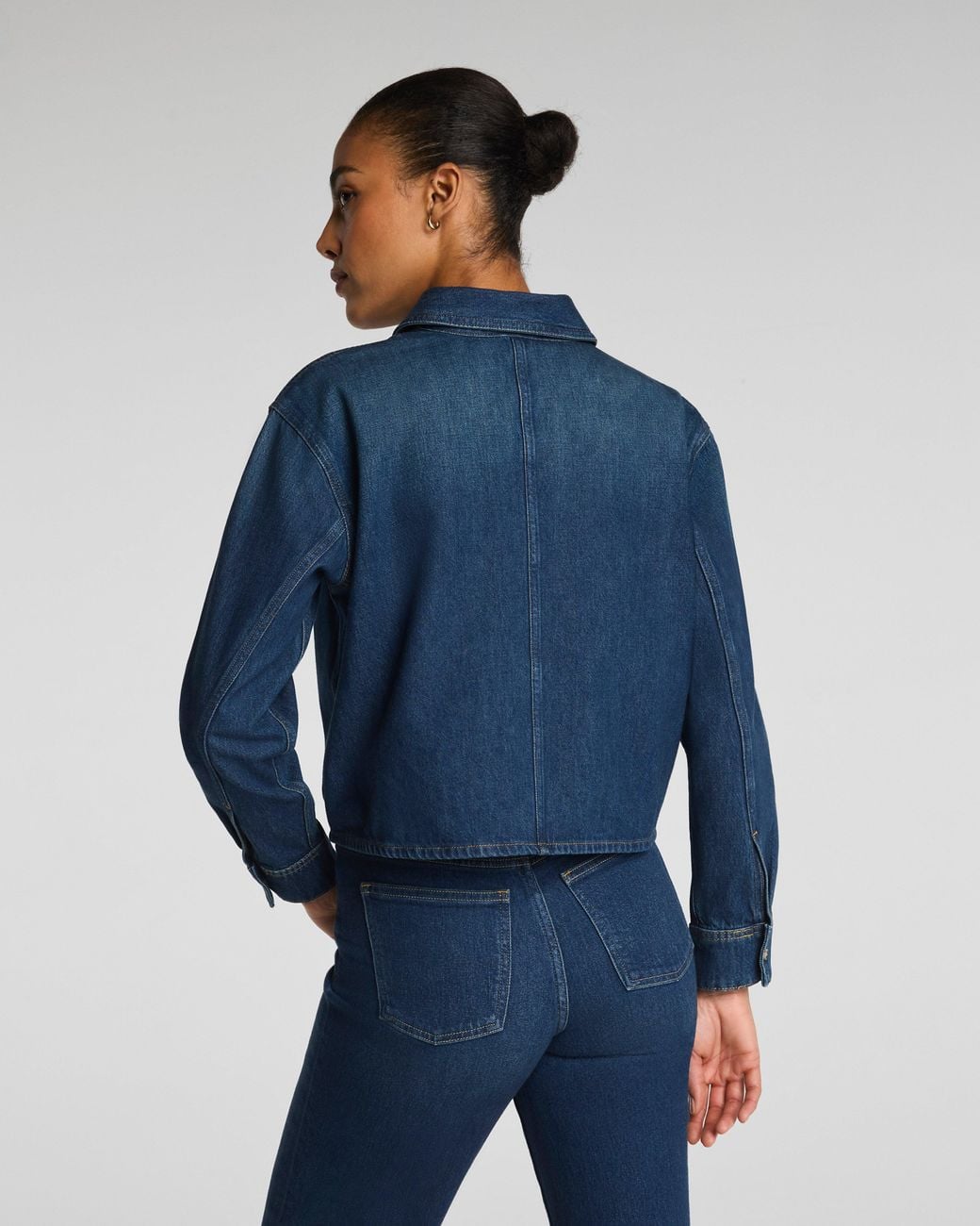 Spanx Blue Shacket