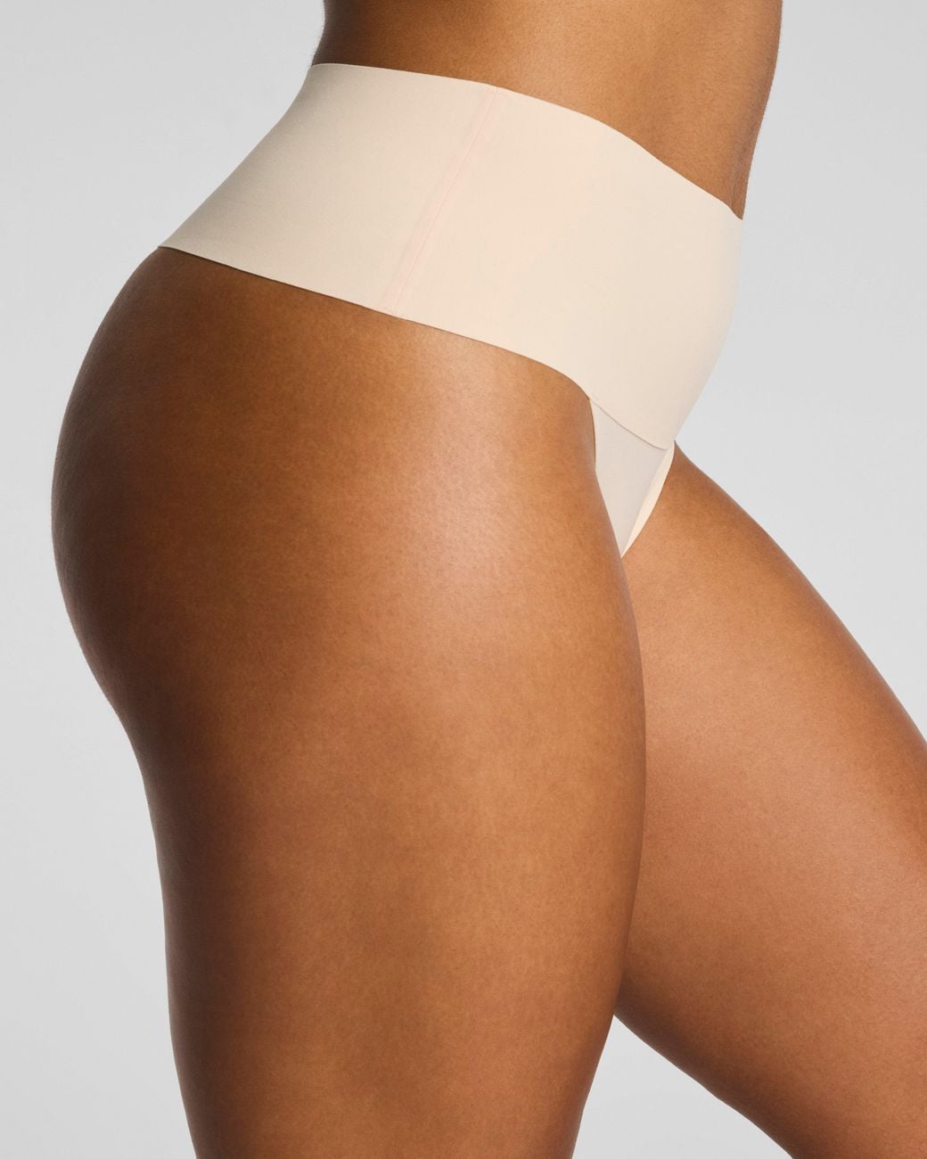 Spanx Brown Supersmooth Undie-Tectable Thong